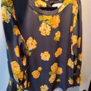 LOFT Floral Blouse